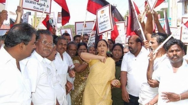 DMK MLA Poongothai Aladi Aruna admitted to hospital under mysterious circumstances