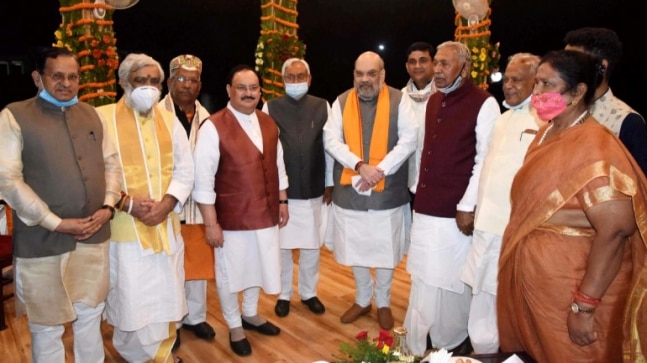 Nitish Kumar keeps home dept, BJP’s Tarkishore Prasad gets finance ministry in Bihar portfolio distribution