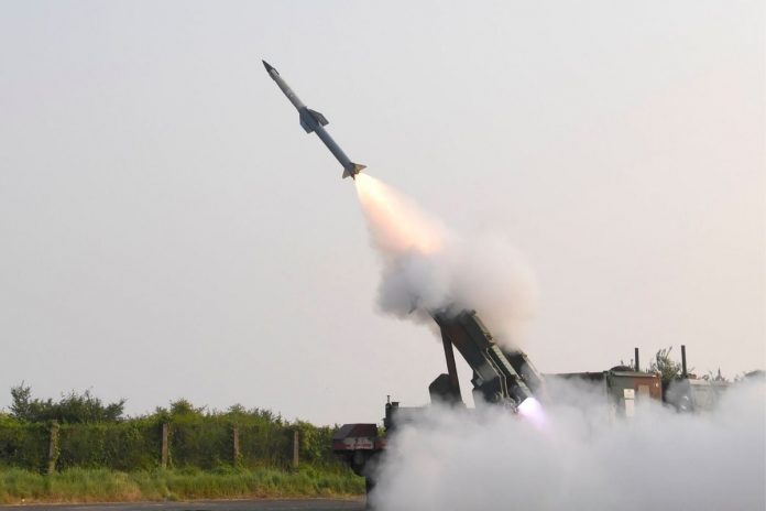 India Successfully Test-fires Medium Range Surface-to Air Missile off Odisha Coast