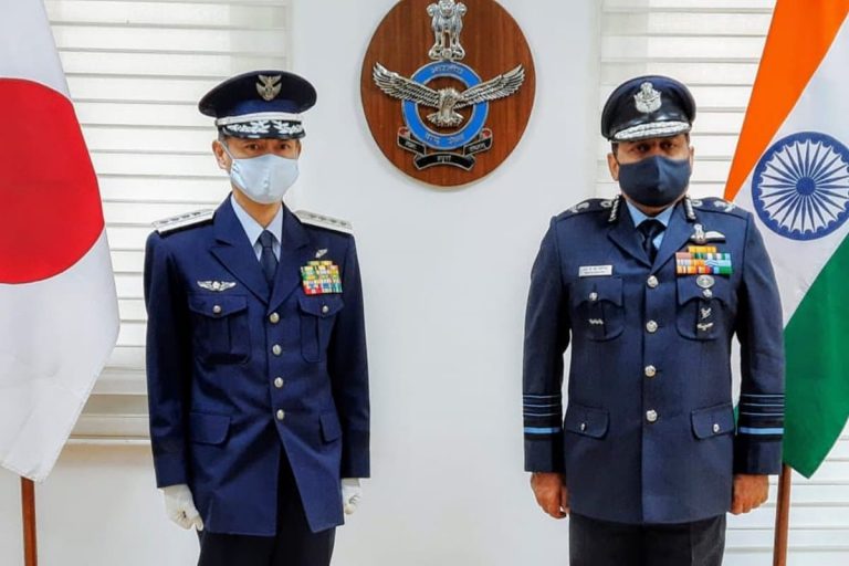 IAF Chief Holds Talks with Japanese Counterpart on Boosting Military Cooperation