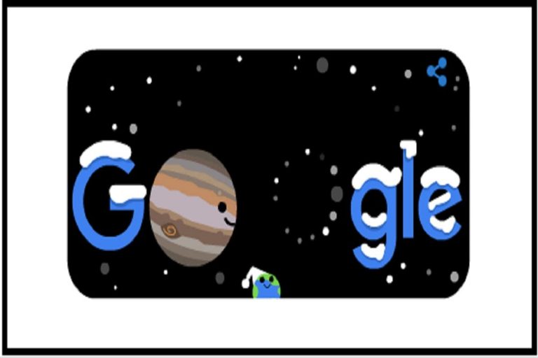 Winter Solstice, Great Conjunction: Today’s Google Doodle is an Exhibition of Astronomical Events