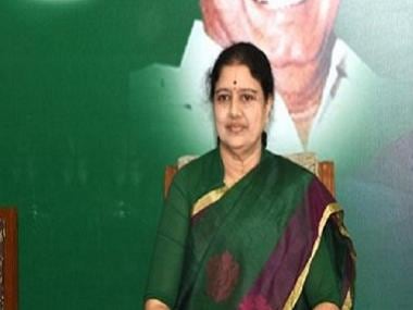 VK Sasikala returns to poll-bound Tamil Nadu after four years; arrives in a vehicle flaunting AIADMK flag