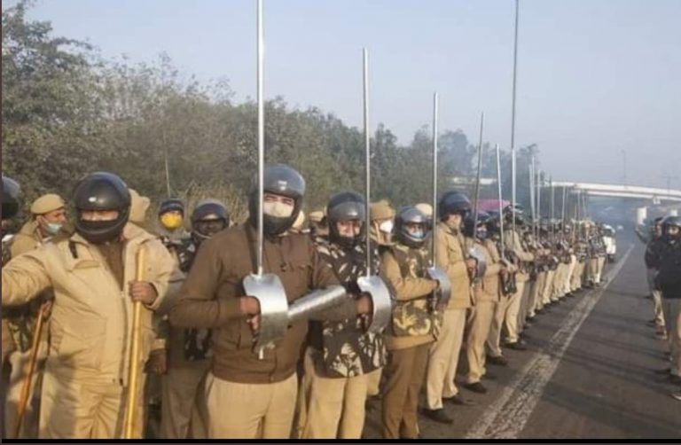 ‘No Approval From Seniors’: Delhi Police on Viral Photo of Cops Armed With Metal Lathis