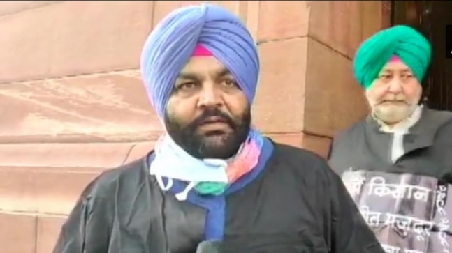 Punjab Congress MPs wear black robes during Budget 2021 presentation in protest against farm laws