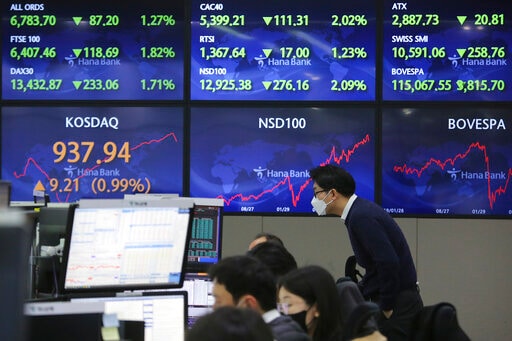 Global Shares Up After Vaccine Maker Boosts Europe Supplies
