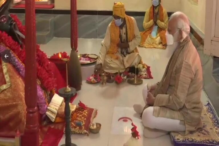 At Bangladesh’s Jeshoreshwari Kali Temple, PM Modi Prays to ‘Free Human Race from Covid-19’