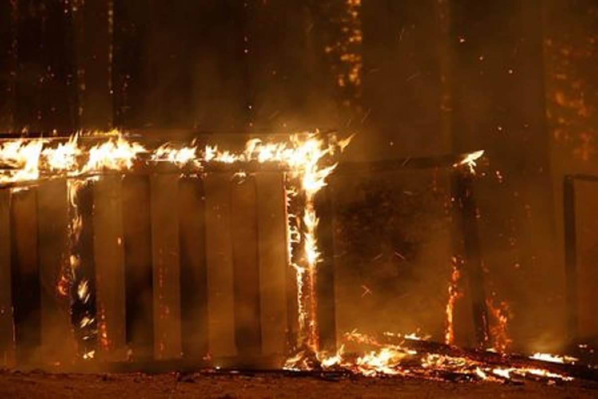 Nearly Two Dozen Shanties Housing Rohingyas Gutted in Fire in Outskirts of Jammu City