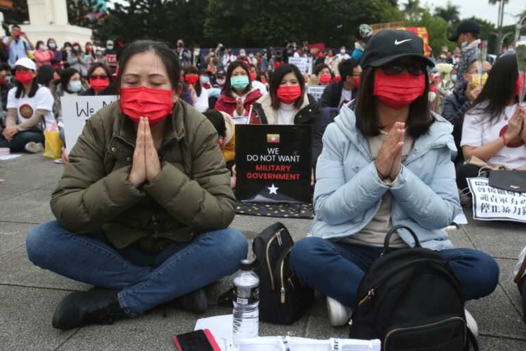 Protesters Decorate Easter Eggs in Coup-hit Myanmar