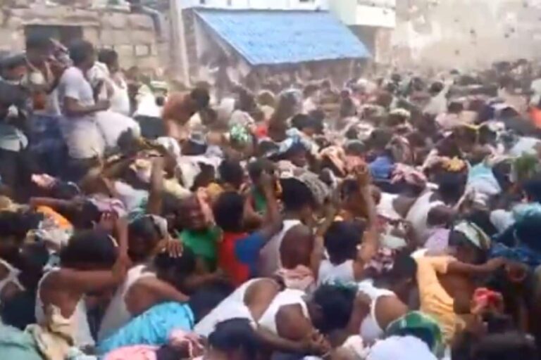 Holy Crap! Thousands Hurl Cow Dung During Ugadi Celebrations in Andhra Amid Rising Covid Cases
