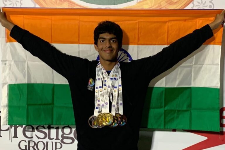 Swimmer Srihari Nataraj Creates National Record, Wins Second Gold in Uzbekistan