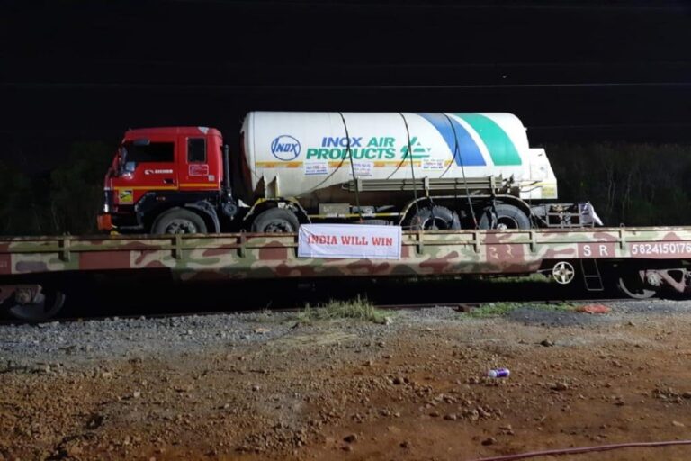 First Oxygen Express Starts Journey for Maharashtra from Visakhapatnam