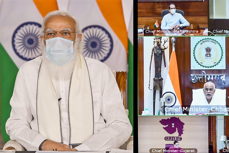 Public Morale, Funds for Vaccines Big Topics at PM Modi’s Virtual Covid-19 Meet With Chief Ministers