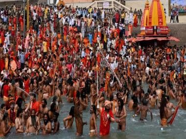 Kumbh Mela: Thousands gather to take dip in Ganga river on Shahi Snan amid rise in COVID-19 cases