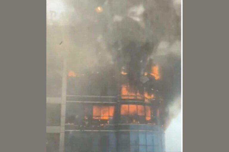 Major Fire Breaks out at High-rise in Kolkata’s Park Street, Eight Fire Tenders Rushed to Spot