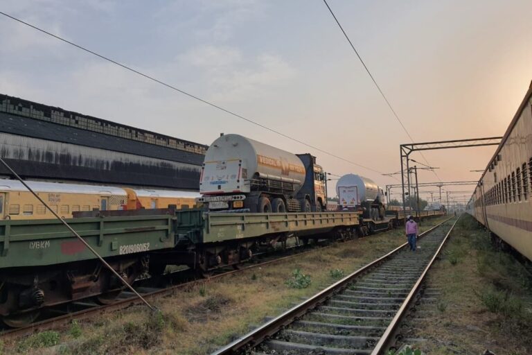 Railways Has Delivered 13,319 MT Liquid Medical Oxygen to States So Far