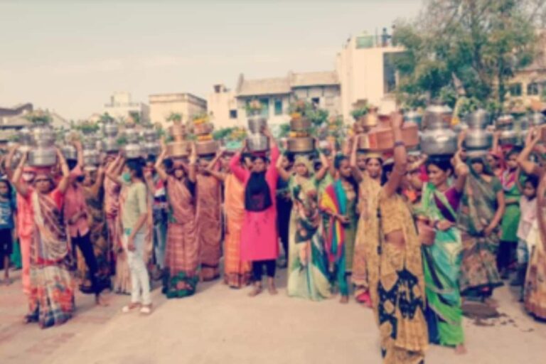 To ‘Eradicate Covid’, Gujarat Women Take Out Crowded Religious Procession