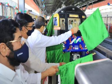 Uddhav Thackeray flags off trial run for Mumbai Metro line 2A and 7; corridor to be open for public by Oct