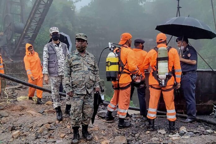 Water Level Rises in Meghalaya Mine on Day Five Hitting Rescue Bid; 5 Still Trapped
