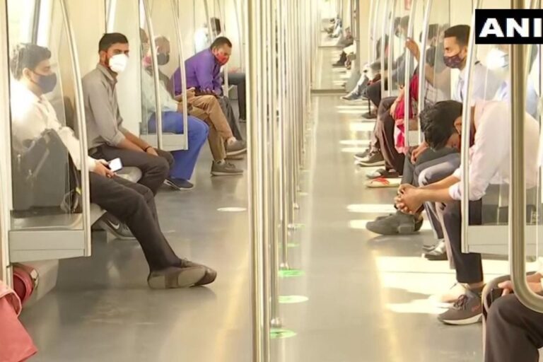 Over 130 Delhi Metro Passengers Fined for Not Wearing Masks