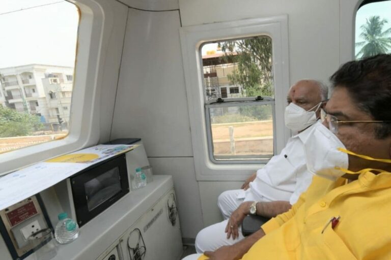 CM Yediyurappa Reviews Progress of Bengaluru Suburban Rail Network Project