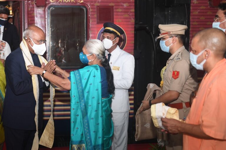 President Kovind Reaches UP’s Kanpur on Three-day Visit