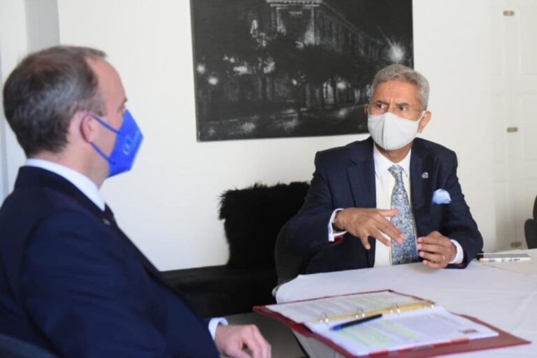 Jaishankar Holds Talks with UK Foreign Secretary Dominic Raab; Discusses Bilateral Issues, COVID-19