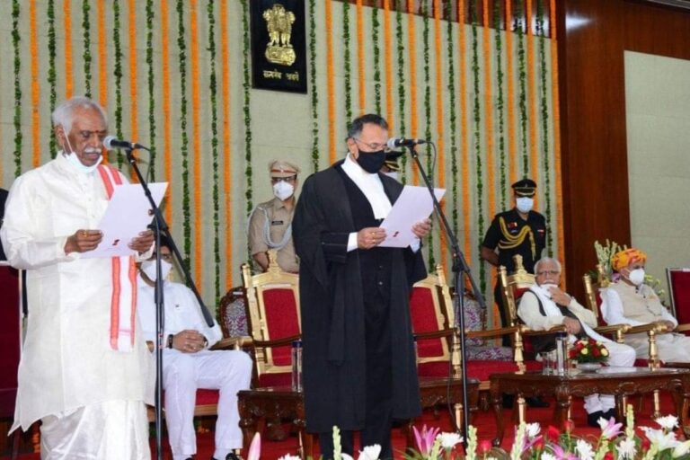 Bandaru Dattatreya Sworn in as New Governor of Haryana