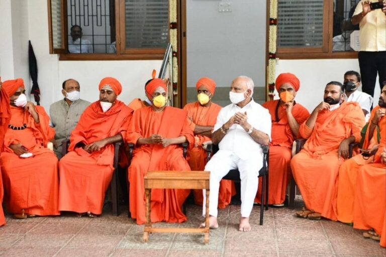 Saffron-Clad Seers, Congress Lingayat Leaders Rush to Save Karnataka CM BS Yediyurappa
