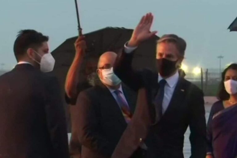 US Secretary of State Antony Blinken Arrives in India, To Discuss Boosting Ties