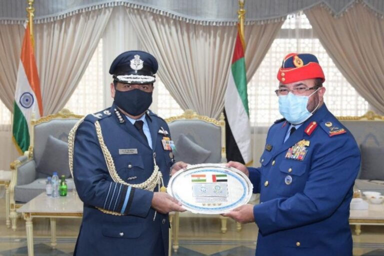 IAF Chief Meets His UAE Counterpart, Discusses Measures to Strengthen Ties Between Two Forces