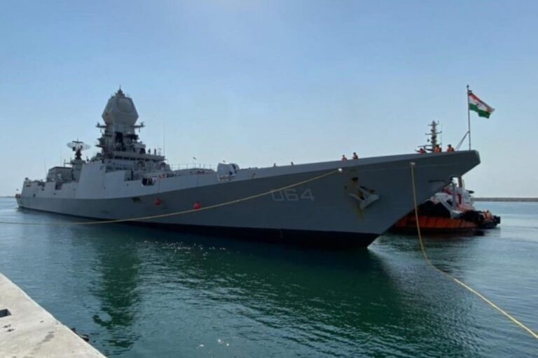 Indian Warship INS Kochi Participates in First Naval Exercise with Saudi Arabia