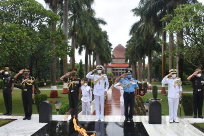 Three Service Chiefs, Course-mates, Visit Alma Mater NDA in Pune