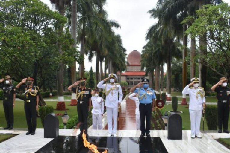 Three Service Chiefs, Course-mates, Visit Alma Mater NDA in Pune