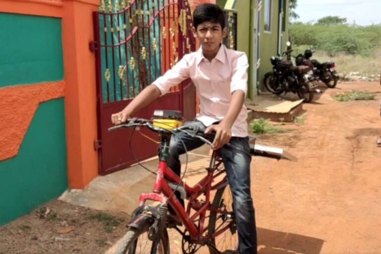 Green Heroes: 12-Year-Old TN Student Creates Solar-Powered Motorised Bicycle