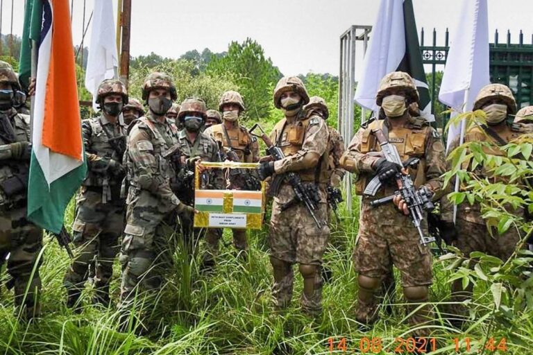 Independence Day: Army, BSF Exchange Sweets with Pakistan Counterparts Along LoC, IB in J&K