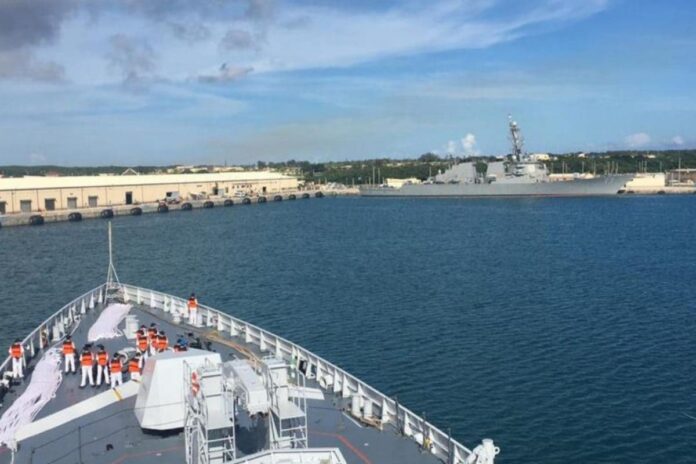Two Indian Naval Ships Arrive in Guam to Take Part in Malabar Exercise