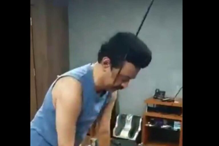 MK Stalin Sets ‘Fitness Goals’ as Video of Tamil Nadu CM Working Out in Gym Goes Viral