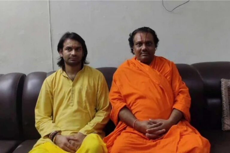 Amid Reports of Infighting in RJD, Tej Pratap Yadav on Pilgrimage in Mathura