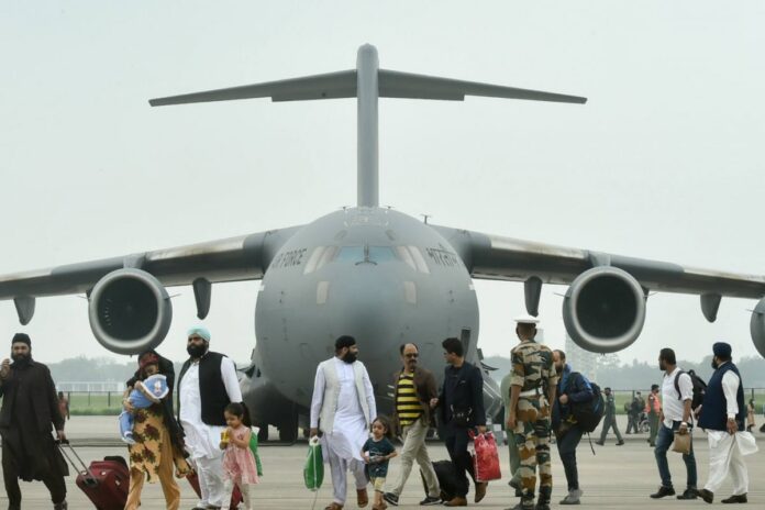 Evacuees from Kabul Thank Indian Govt, PM as They Land at Ghaziabad's Hindon Airbase
