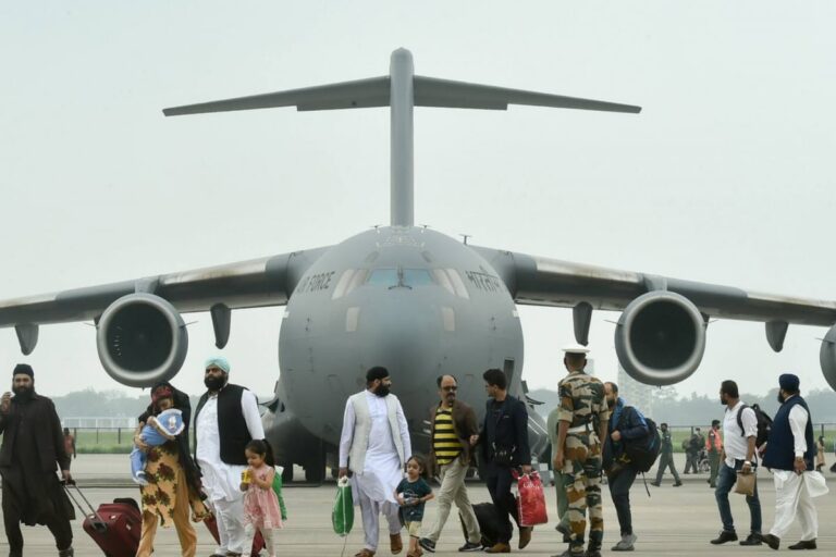 Evacuees from Kabul Thank Indian Govt, PM as They Land at Ghaziabad’s Hindon Airbase