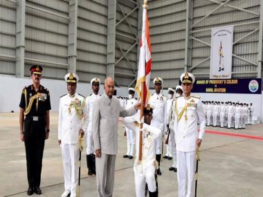Indian Navy’s aviation wing receives prestigious President’s Colour award; all you need to know