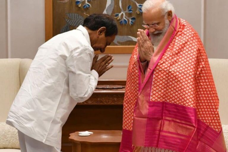 Telangana CM KCR Meets PM Modi, Seeks Centre’s Support for Development Schemes