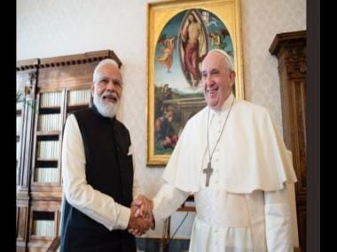 Narendra Modi holds ‘very warm meeting’ with Pope Francis in Rome, invites him to India