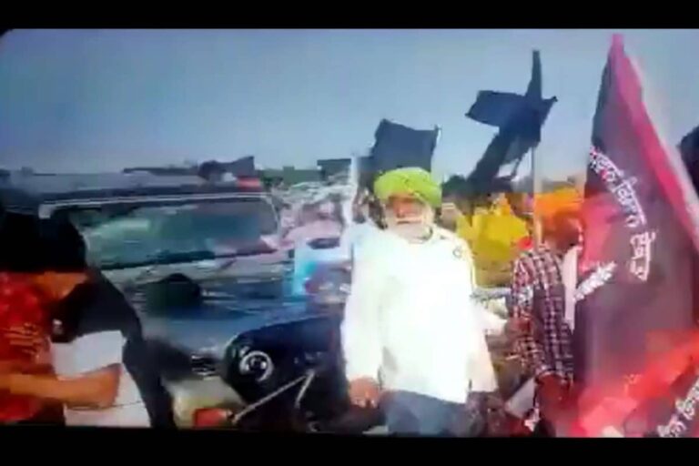 Lakhimpur Kheri: Viral Video Shows Farmers Being Run Over by SUV, Oppn Questions Union Minister’s Claims