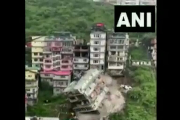 WATCH | Multi-storey Building Collapses Due to Landslide in Shimla, Dramatic Visuals Go Viral