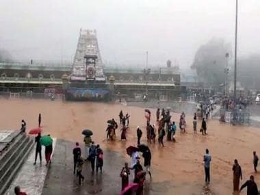 Roads submerged, airport operations disrupted: Heavy rains bring Tirupati to a standstill