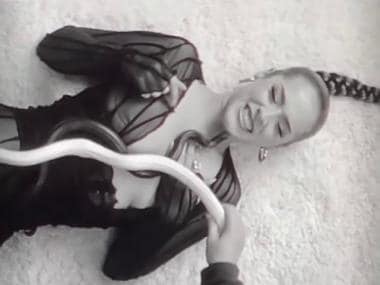 Watch: American pop singer Maeta gets bitten by snake while shooting music video