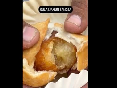 Watch | Bizarre samosa with gulab jamun filling irks the internet; see viral video here