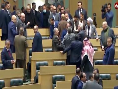 Watch: Jordanian MPs exchange punches in the country’s parliament; see video here