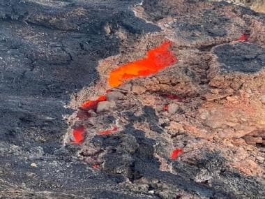 Scotland: Lava-like rock spotted burning in field; check viral photos here